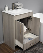 Load image into Gallery viewer, Volpa USA Pacific 24&quot; Modern Soft Weathered Grey Bathroom Vanity MTD-3124WG-14 AS