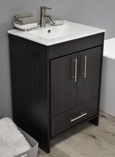 Load image into Gallery viewer, Volpa USA Pacific 24&quot; Modern Black Ash Bathroom Vanity MTD-3124BA-14 AP1