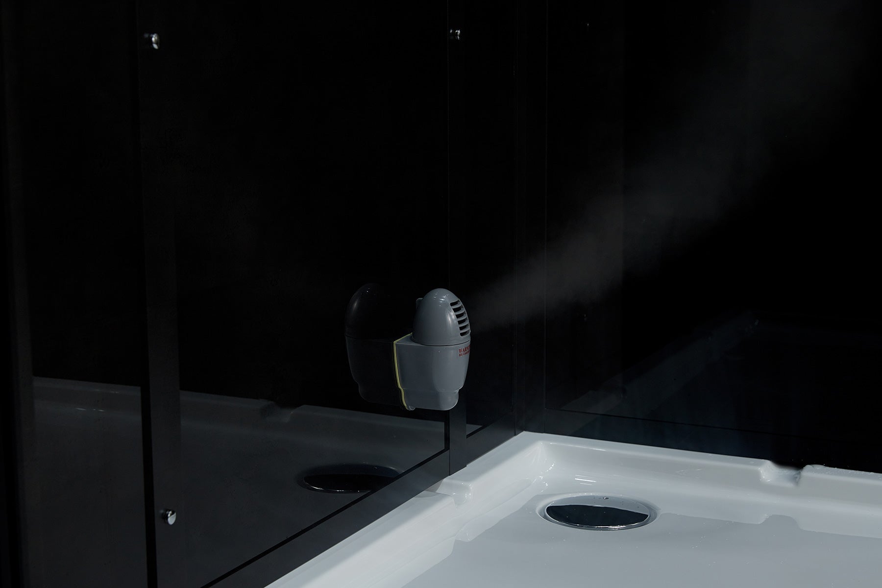 Maya Bath 211 Anzio Steam Shower, Left - Black