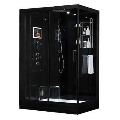 Maya Bath 211 Anzio Steam Shower, Left - Black