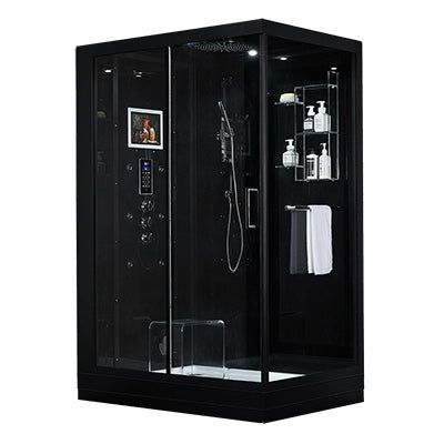 Maya Bath 211 Anzio Steam Shower, Left - Black