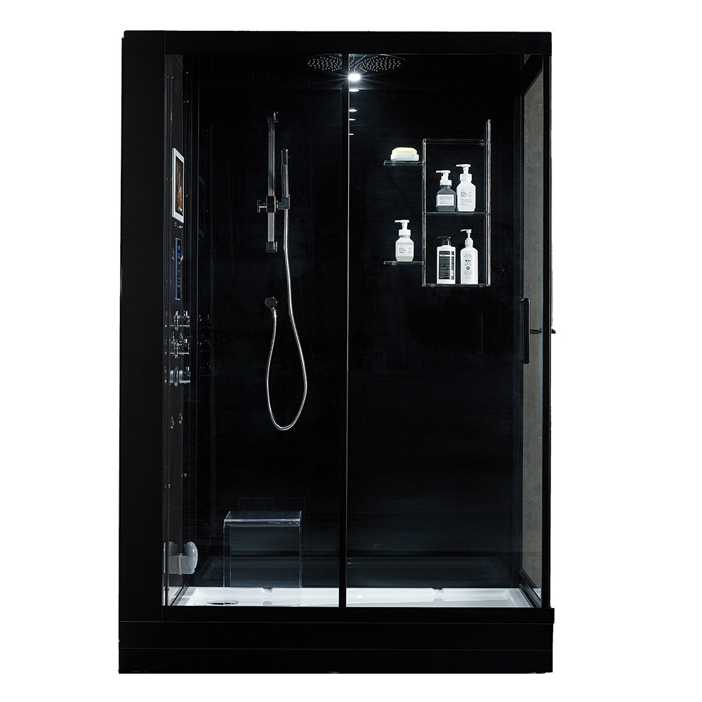 Maya Bath 211 Anzio Steam Shower, Left - Black