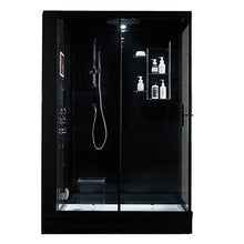 Load image into Gallery viewer, Maya Bath 211 Anzio Steam Shower, Left - Black
