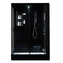 Load image into Gallery viewer, Maya Bath 209 Anzio Steam Shower, Right - Black