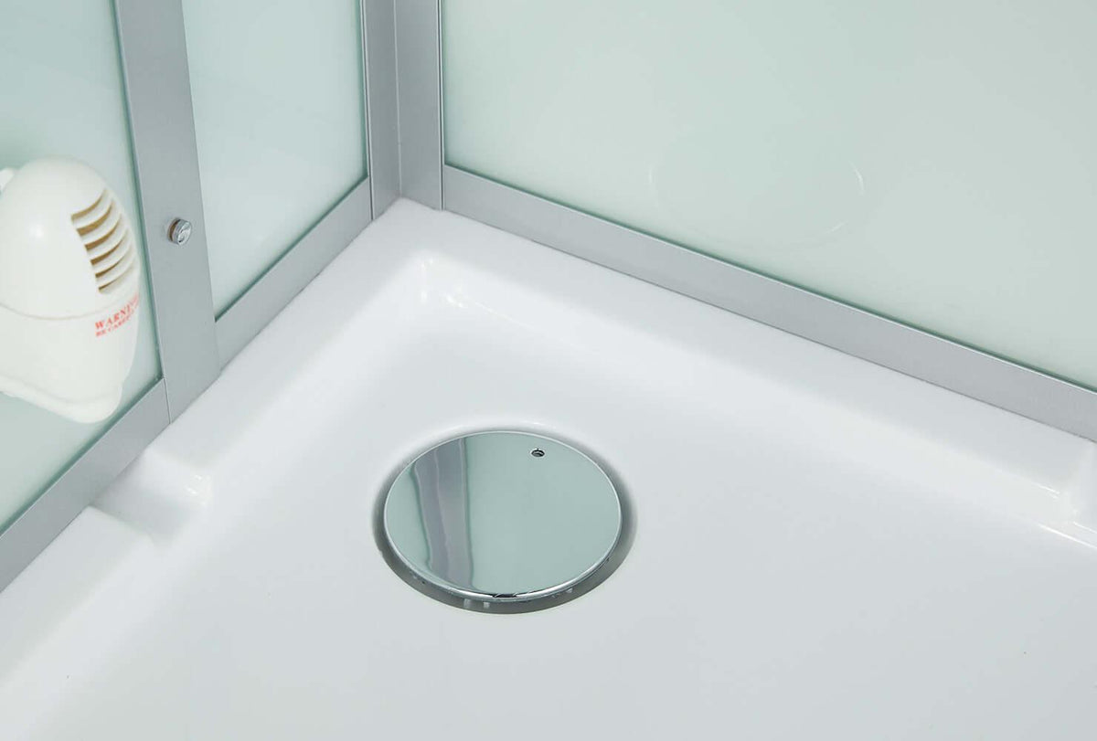 Maya Bath Arezzo Steam Shower 37" x 37- White, Right