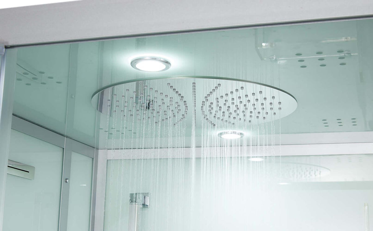 Maya Bath Arezzo Steam Shower 37" x 37- White, Right
