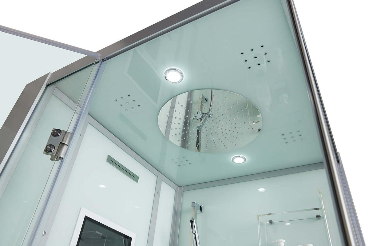 Maya Bath Arezzo Steam Shower 37" x 37- White, Right