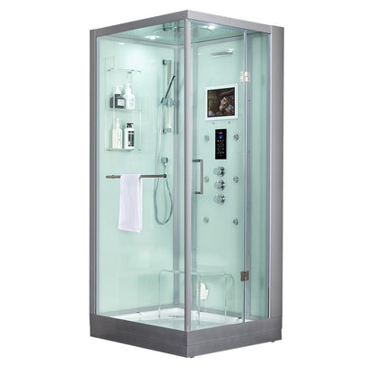 Maya Bath Arezzo Steam Shower 37" x 37- White, Right