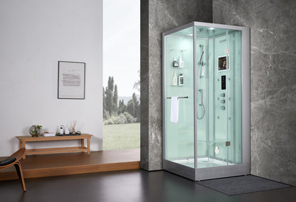 Maya Bath Arezzo Steam Shower 37" x 37- White, Right