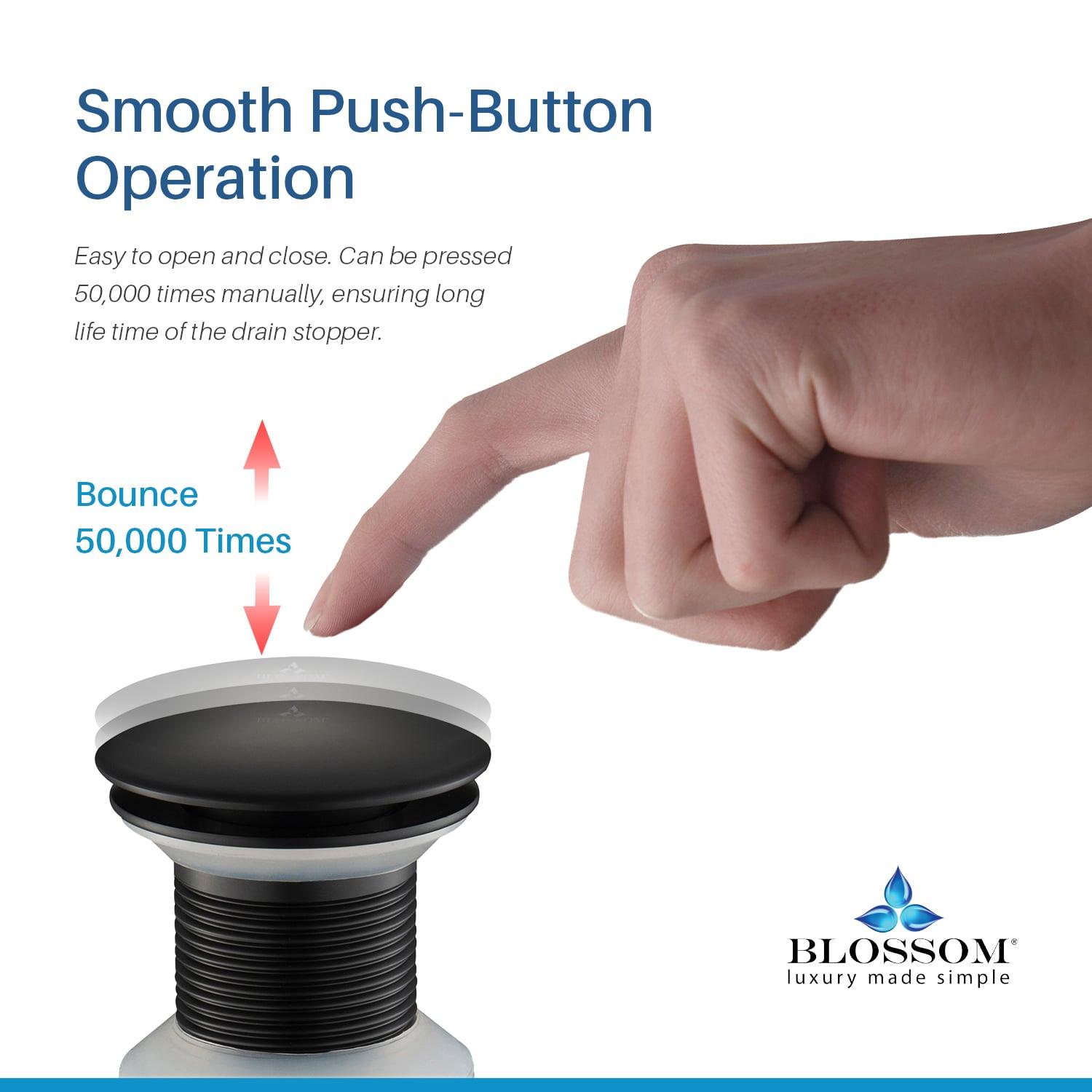 1-1/4"  Brass Pop up with NO Overflow BA02 002