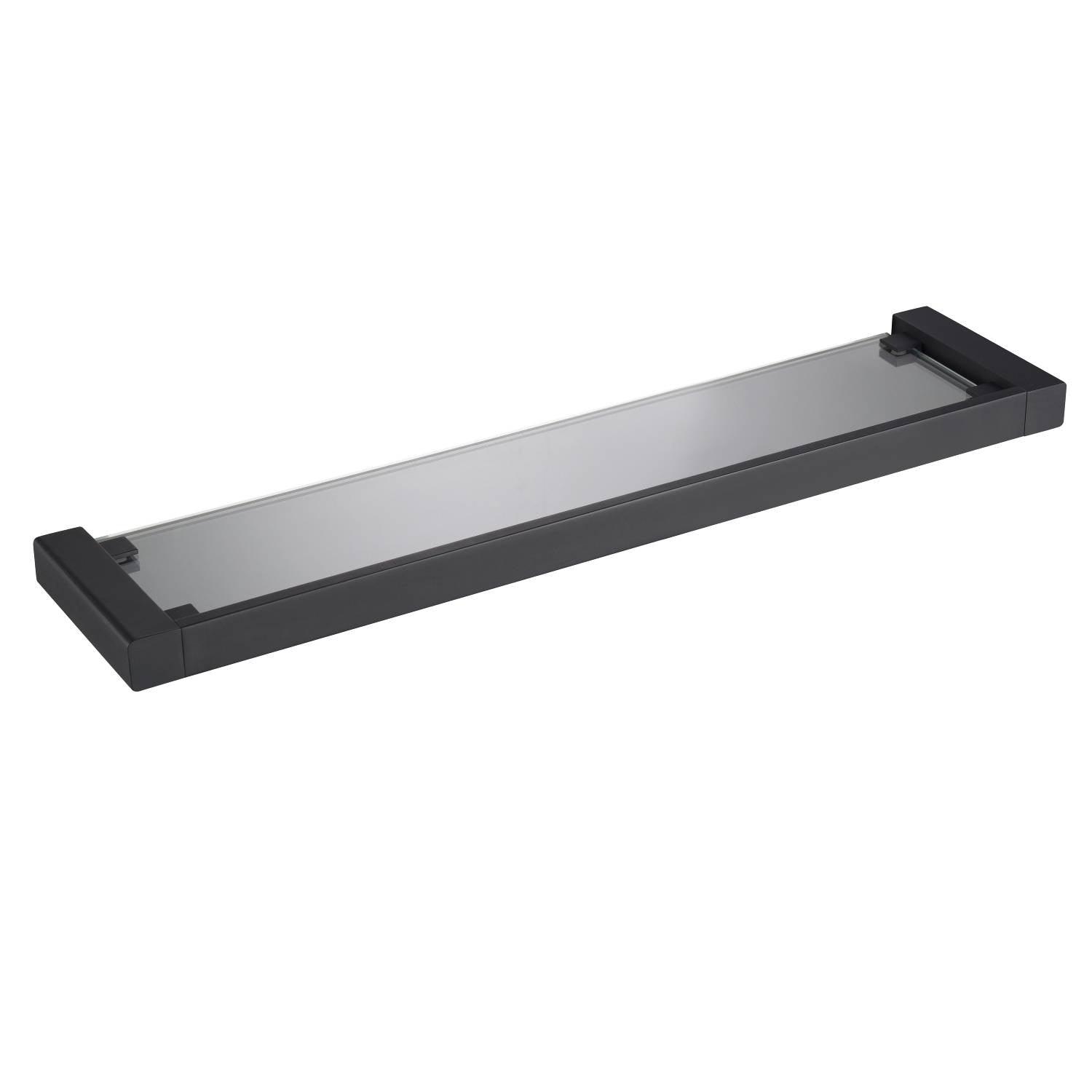 Glass Shelf BA02 607 04 in Matte Black