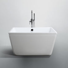 Load image into Gallery viewer, Bellaterra Bologna 47 inch Freestanding Square Bathtub in Glossy White BA6806