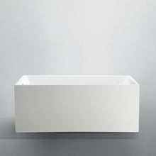 Load image into Gallery viewer, Bellaterra Catania 67 inch Freestanding Rectangular Bathtub in Glossy White BA6816B