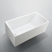 Load image into Gallery viewer, Bellaterra Catania 67 inch Freestanding Rectangular Bathtub in Glossy White BA6816B