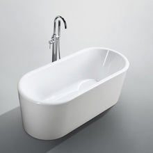 Load image into Gallery viewer, Bellaterra Padua 63&quot; Freestanding Oval Bathtub in Glossy White BA6830