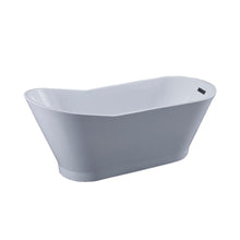 Load image into Gallery viewer, Bellaterra Melun 67&quot; Freestanding Oval Bathtub in White BA7529
