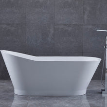 Load image into Gallery viewer, Bellaterra Melun 67&quot; Freestanding Oval Bathtub in White BA7529