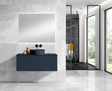 Load image into Gallery viewer, 40&quot; Bari Floating Vanity with Matching Top and Vessel SinkCeramic Sink in White, Grey, Green or Navy