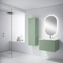 Load image into Gallery viewer, Lucena Bath 40&quot; Bari Floating Vanity with Ceramic Sink in White, Grey, Green or Navy
