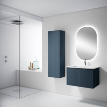 Load image into Gallery viewer, Lucena Bath 40&quot; Bari Floating Vanity with Ceramic Sink in White, Grey, Green or Navy