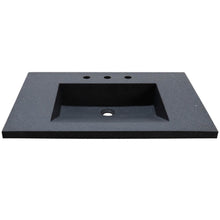 Load image into Gallery viewer, Bellaterra 31 in. Single Concrete Ramp Sink Top CT3122-BL, Front