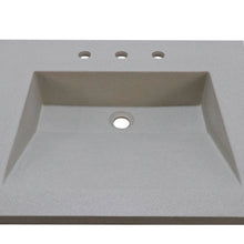 Load image into Gallery viewer, Bellaterra 31 in. Single Concrete Ramp Sink Top White CT3122-WH