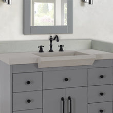 Load image into Gallery viewer, Bellaterra 31 in. Single Concrete Ramp Sink Top White CT3921-WH