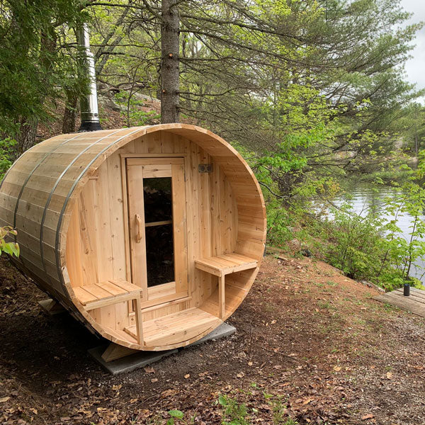 Dundalk LeisureCraft CT Serenity Barrel Sauna CTC2245W