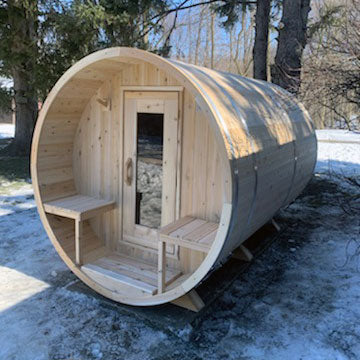 Dundalk LeisureCraft CT Serenity Barrel Sauna CTC2245W