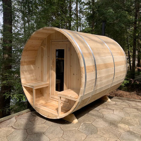 Dundalk LeisureCraft CT Serenity Barrel Sauna CTC2245W