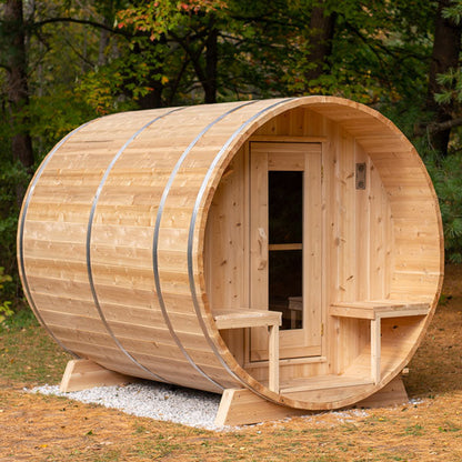 Dundalk LeisureCraft CT Serenity Barrel Sauna CTC2245W