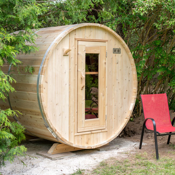 Leisurecraft CT Harmony Barrel Sauna CTC22W