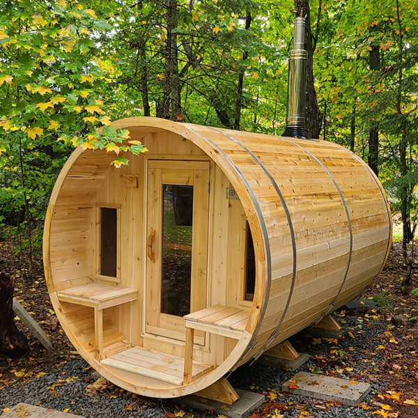 Dundalk LeisureCraft CT Tranquility Barrel Sauna CTC2345W