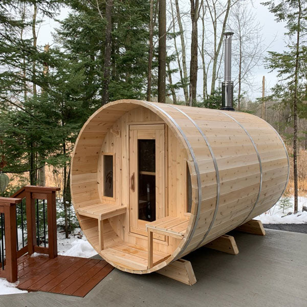 Dundalk LeisureCraft CT Tranquility Barrel Sauna CTC2345W