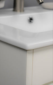 Volpa USA Pacific 24" Modern Soft White Bathroom Vanity MTD-3124W-14 corner