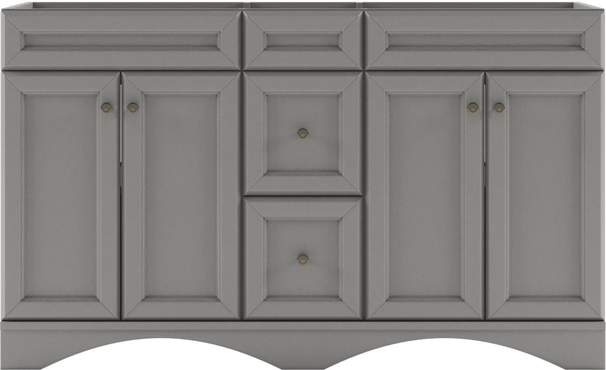 ED-25060-CAB-CG Cashmere Gray Talisa 60" Double Cabinet Only, four colors available