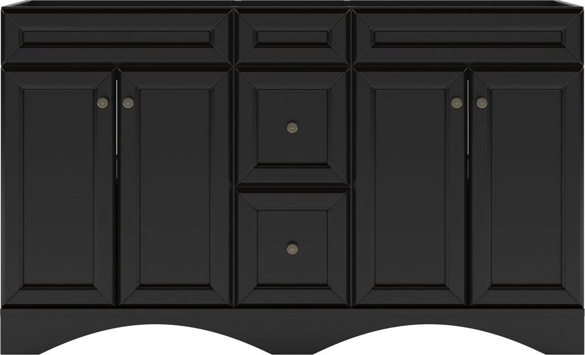 ED-25060-CAB-ES Espresso Talisa 60" Double Cabinet Only, four colors available