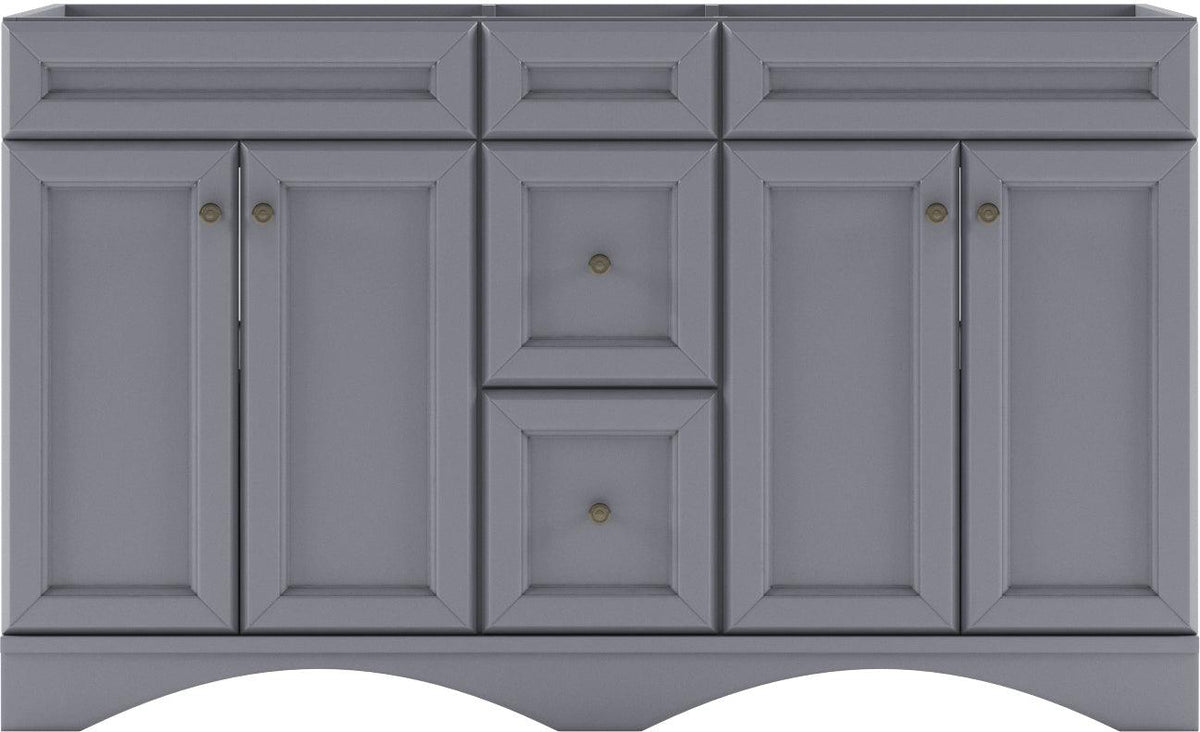 ED-25060-CAB-GR Gray Talisa 60" Double Cabinet Only, four colors available