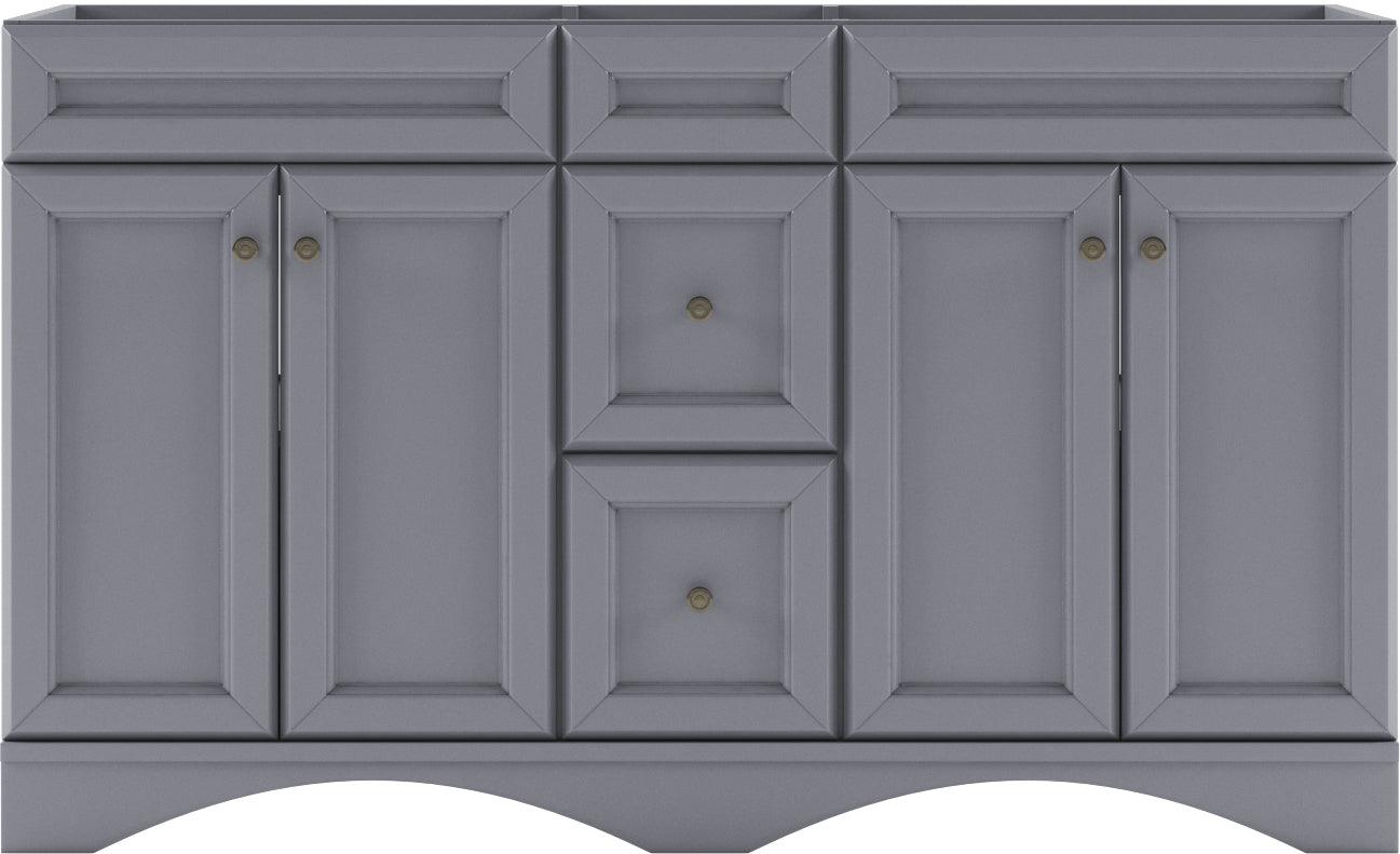 ED-25060-CAB-GR Gray Talisa 60" Double Cabinet Only, four colors available