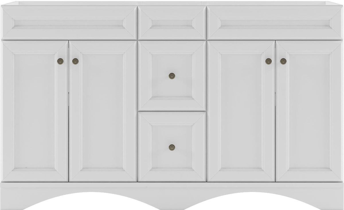 ED-25060-CAB-WH White Talisa 60" Double Cabinet Only, four colors available