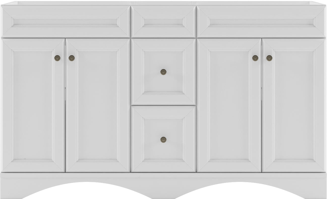 ED-25060-CAB-WH White Talisa 60" Double Cabinet Only, four colors available