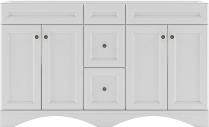 ED-25060-CAB-WH White Talisa 60" Double Cabinet Only, four colors available