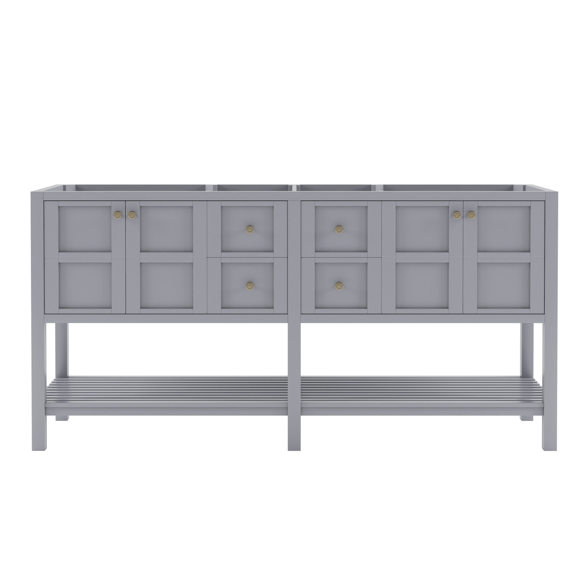 Winterfell 72" Double Cabinet Only ED-30072-CAB-GR Gray