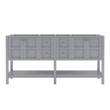 Load image into Gallery viewer, Winterfell 72&quot; Double Cabinet Only ED-30072-CAB-GR Gray