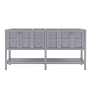 Winterfell 72" Double Cabinet Only ED-30072-CAB-GR Gray
