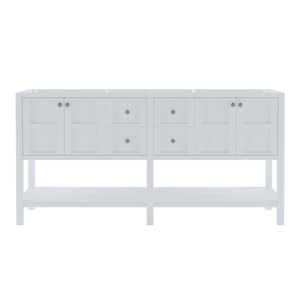 Winterfell 72" Double Cabinet Only ED-30072-CAB-WH White