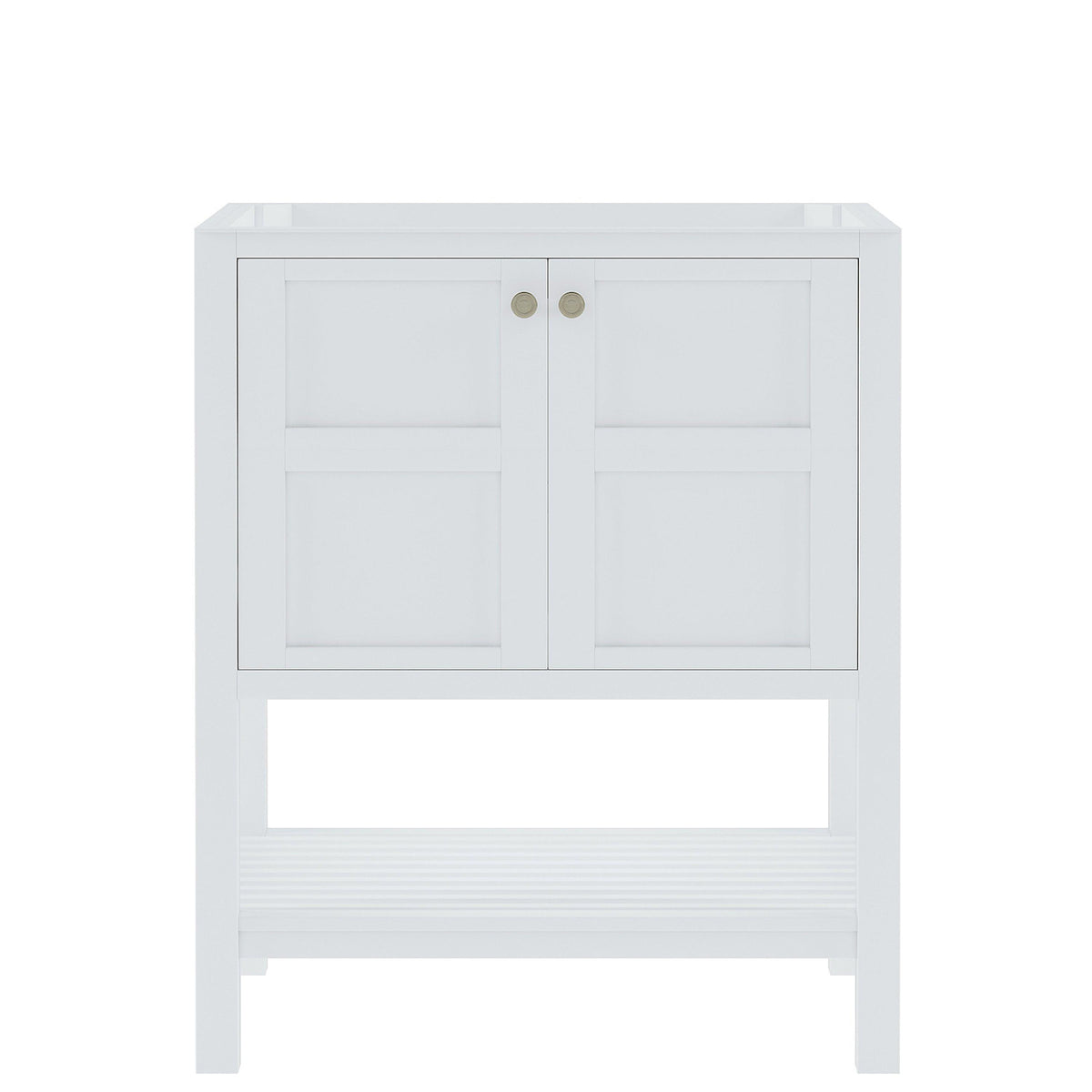 Virtu Winterfell 30" Freestanding Single Cabinet Only White