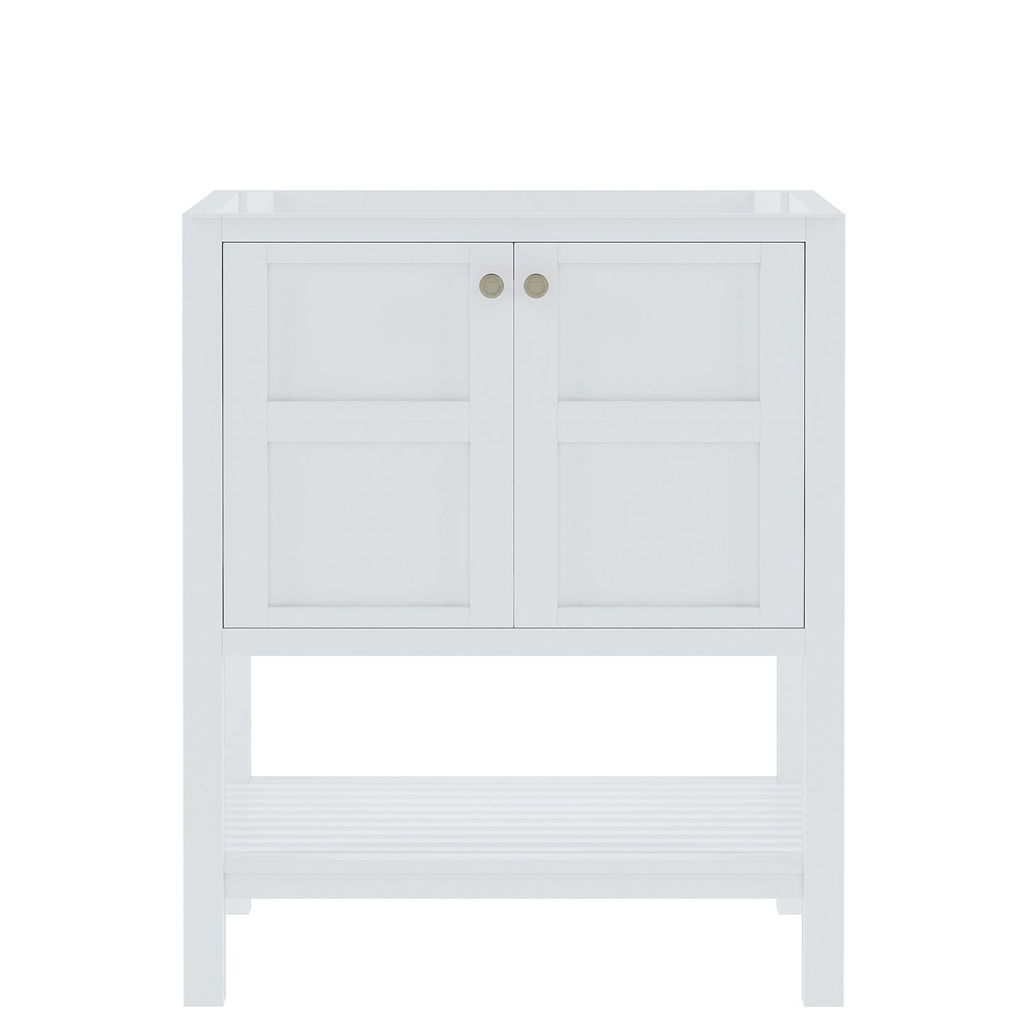 Virtu Winterfell 30" Freestanding Single Cabinet Only White