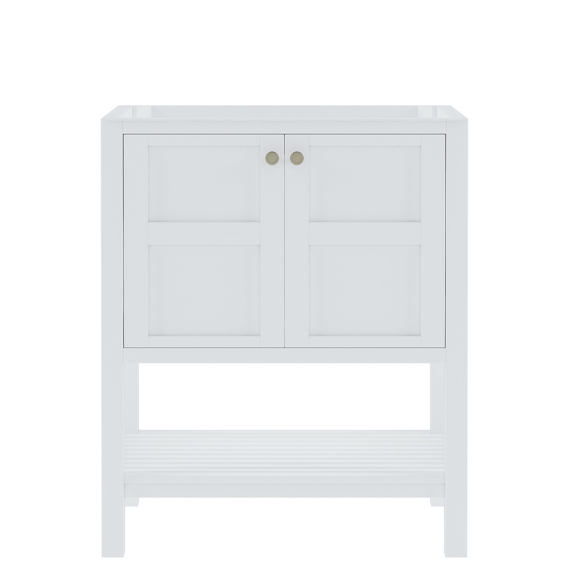 Virtu Winterfell 30" Freestanding Single Cabinet Only White