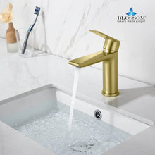 Load image into Gallery viewer, Single Handle Bath Faucet Chrome/Brush Nickel/Matte Black/Brush Gold